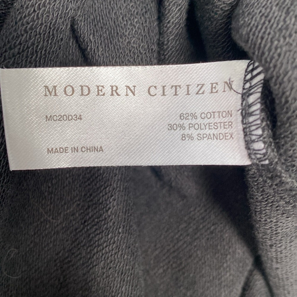 Modern Citizen Black Long Sleeve Tie Waist Dress - Picture 4 of 4